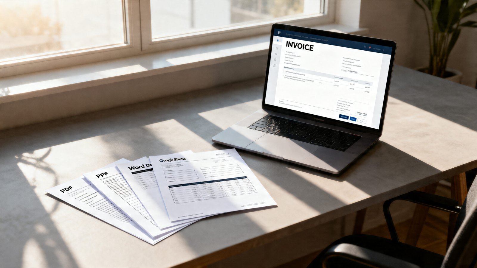 free invoice template - Illustration 1