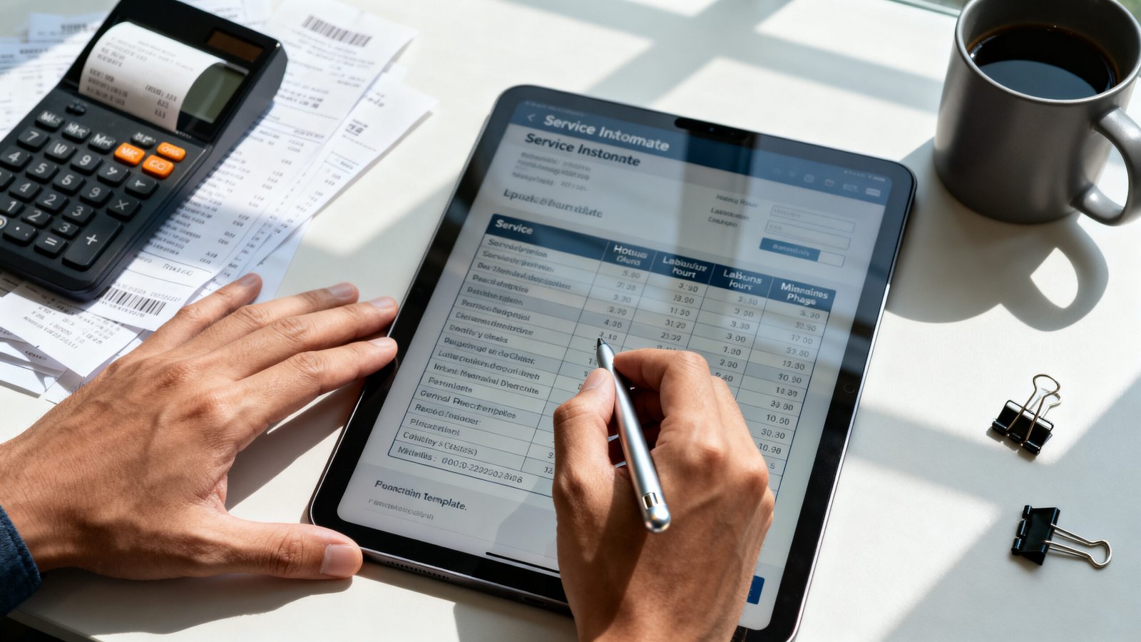 service invoice template - Illustration 2