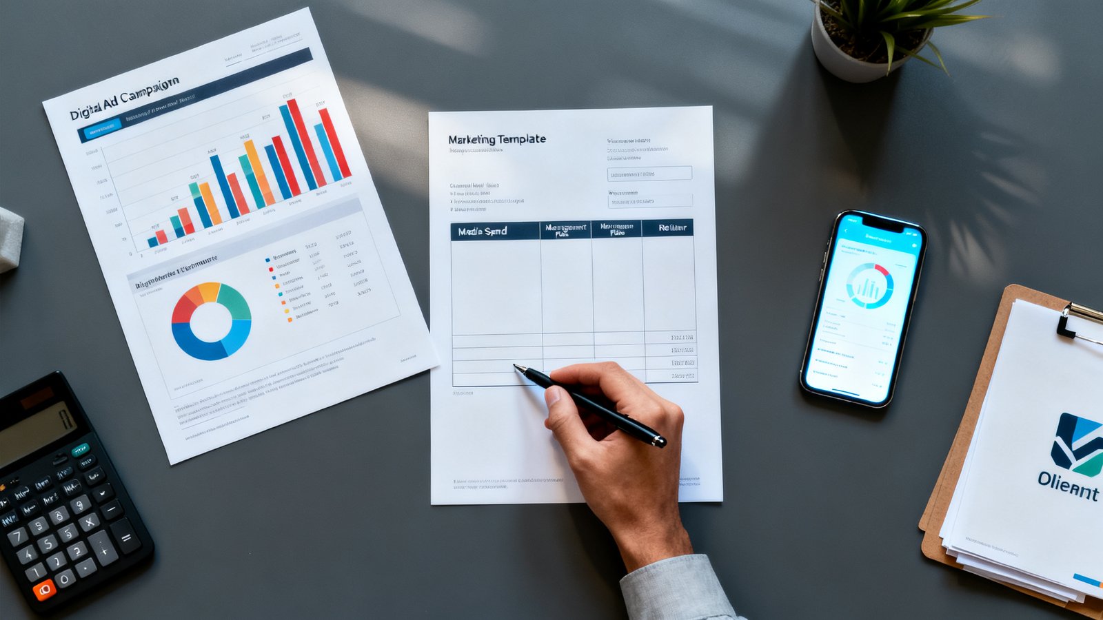 marketing invoice template - Illustration 2