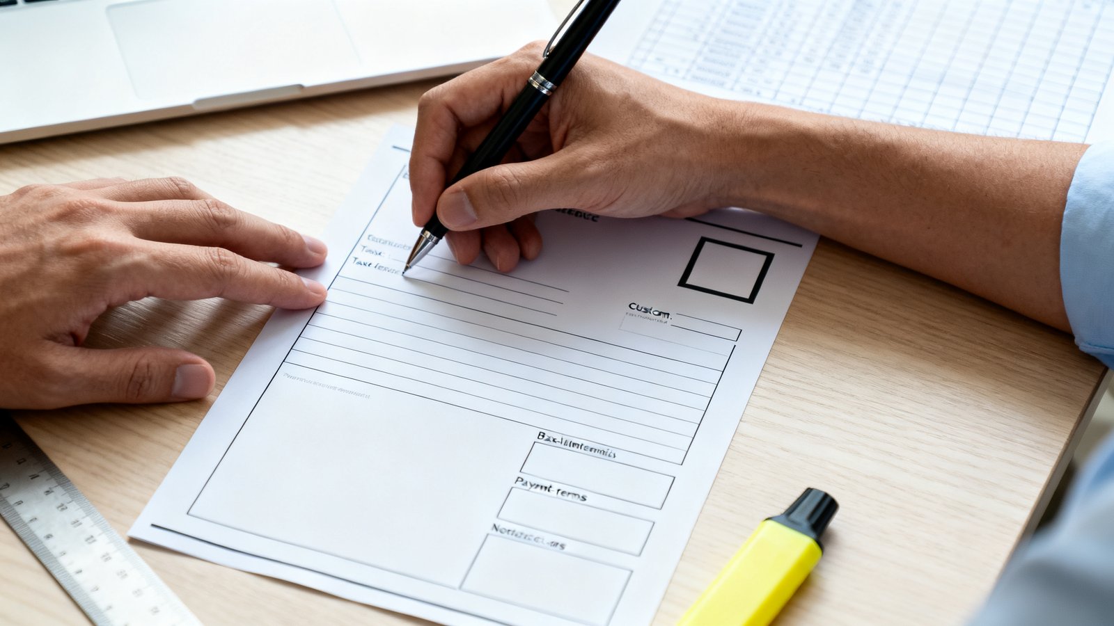 professional invoice example - Illustration 2